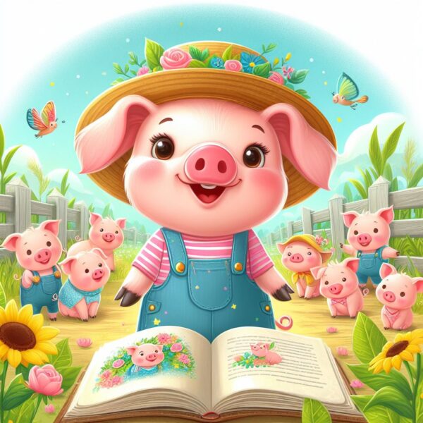 Gina the Pig in the World of Pigs Children